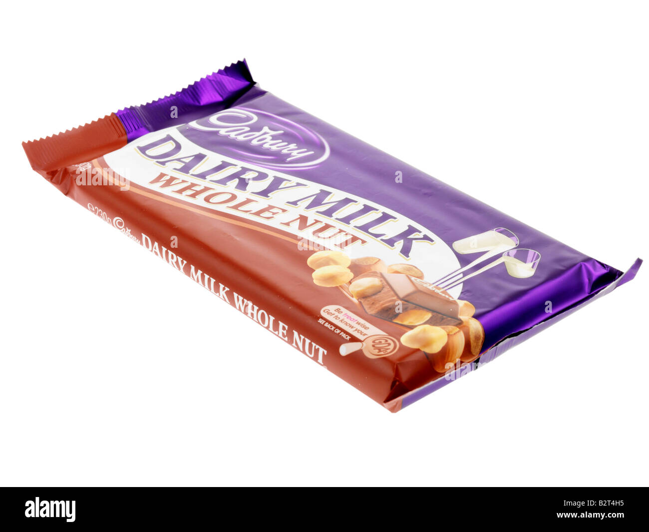 Cadburys Whole Nut Chocolate Bar Stock Photo Alamy