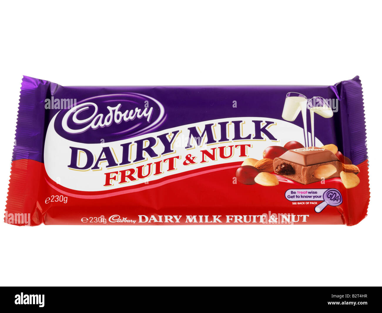 Cadburys Fruit and Nut Chocolate Bar Stock Photo Alamy