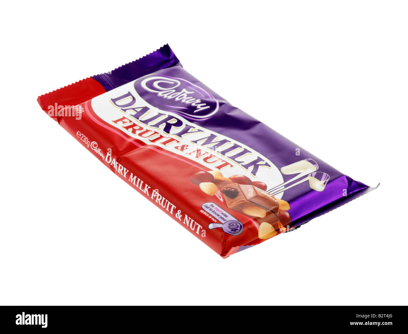 Cadburys Fruit and Nut Chocolate Bar Stock Photo Alamy