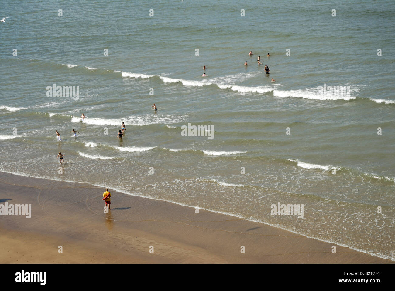 People Bathing Stock Photo