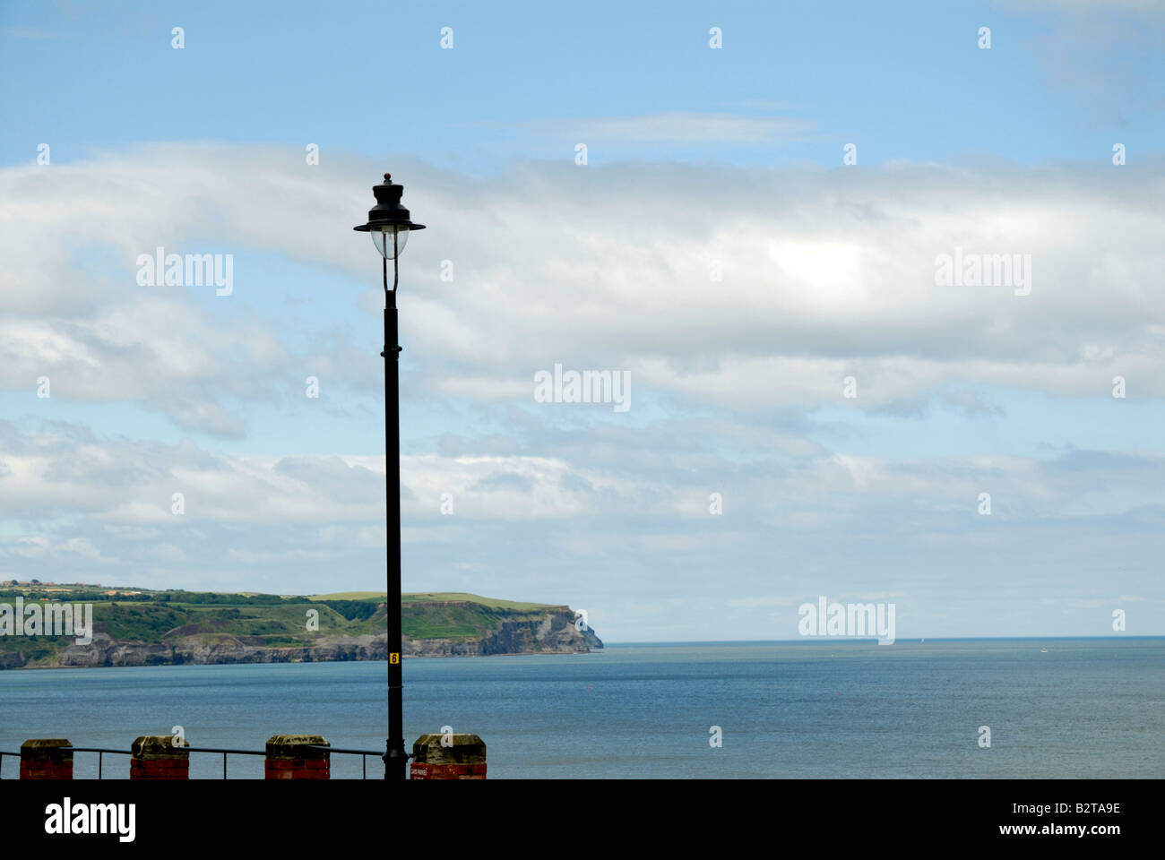 West Cliff Whitby Stock Photo