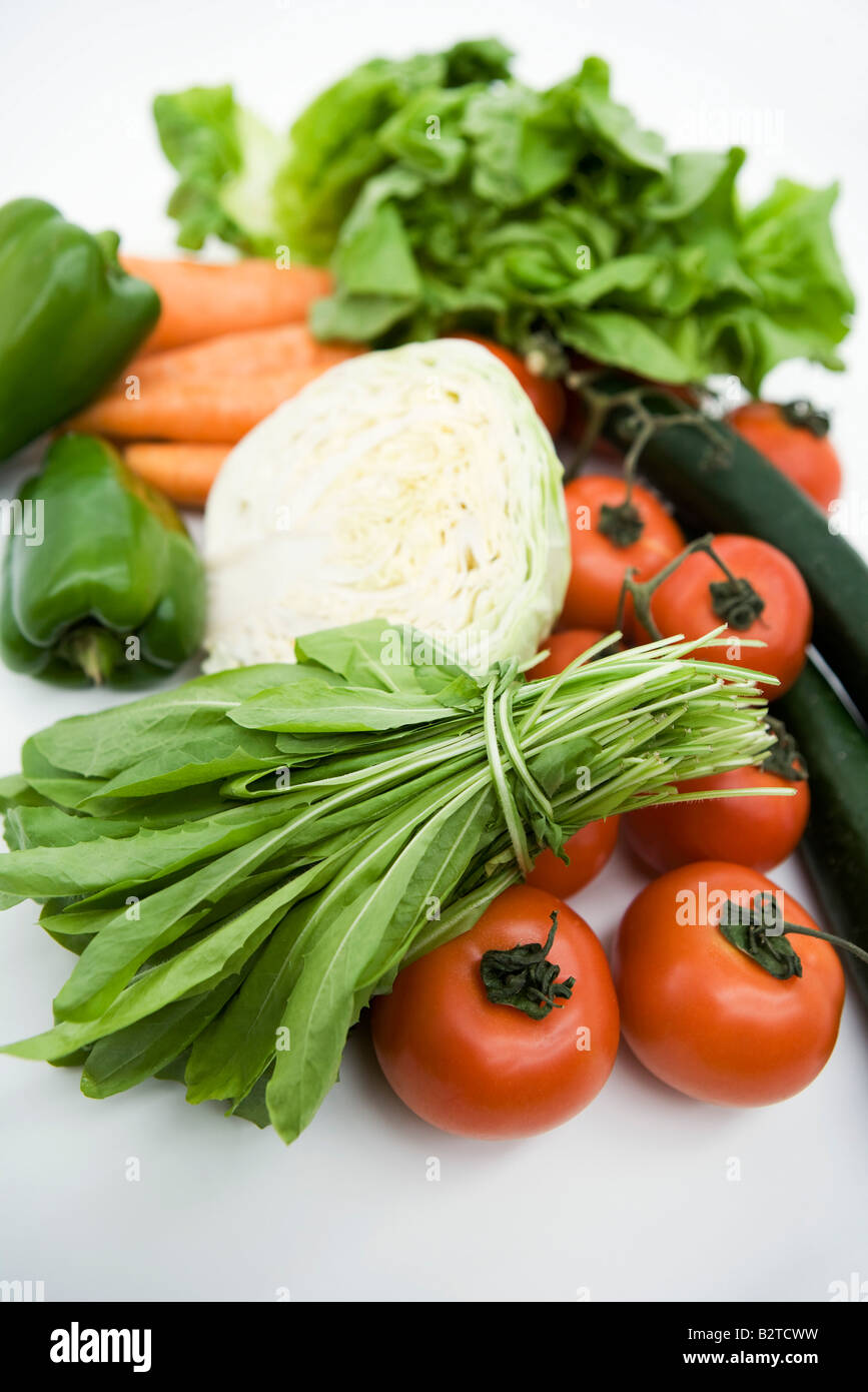 Assorted fresh vegetables, close-up Stock Photo