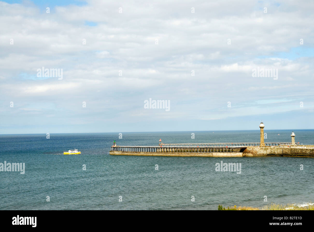 Whitby Harbour Stock Photo