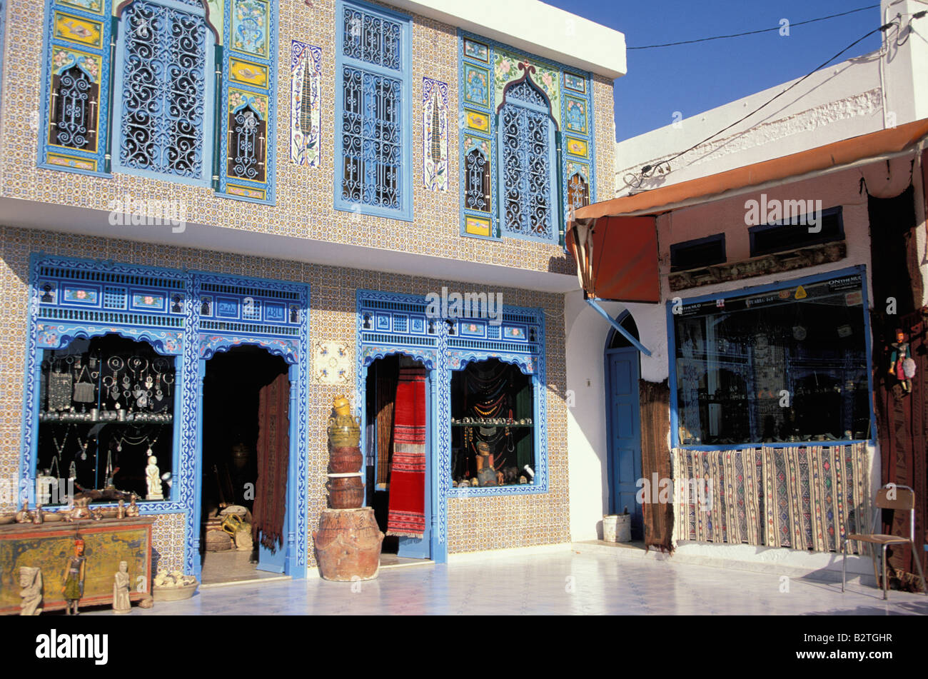 Souvenirladen, El Jem, Tunis Stock Photo