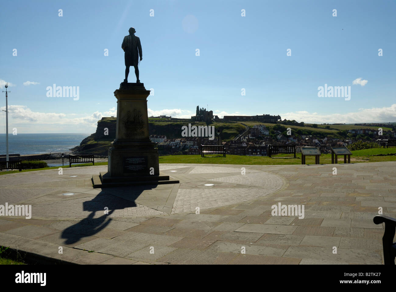 Cook's monument Stock Photo