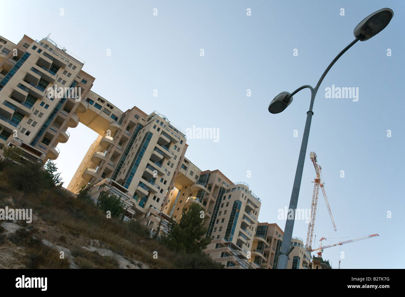 Israel Jerusalem Holyland housing project detail Stock Photo Alamy