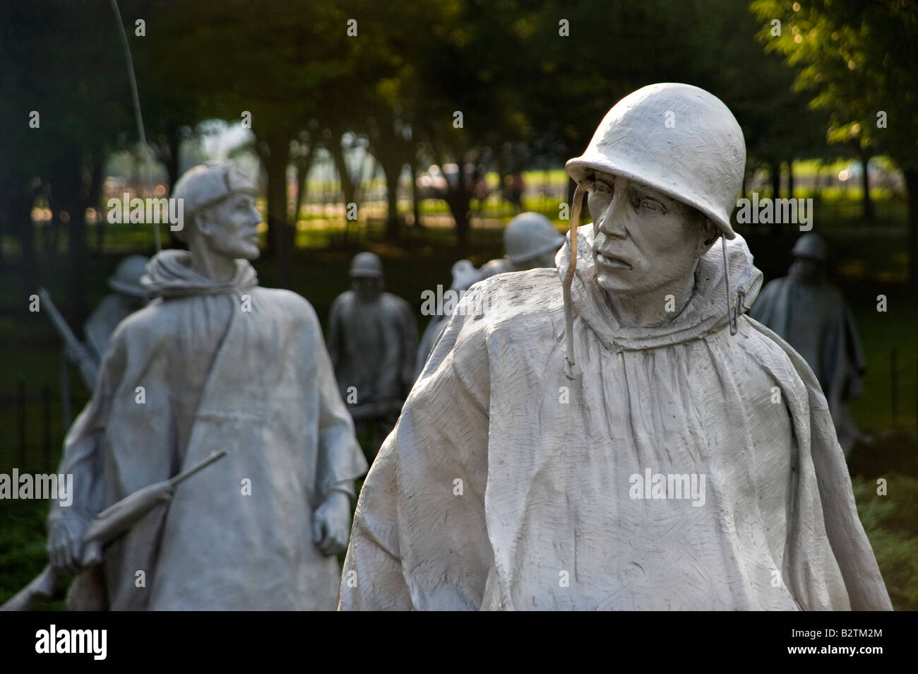 Korean War Memorial, Soldier Statues, Washington DC USA Stock Photo Alamy