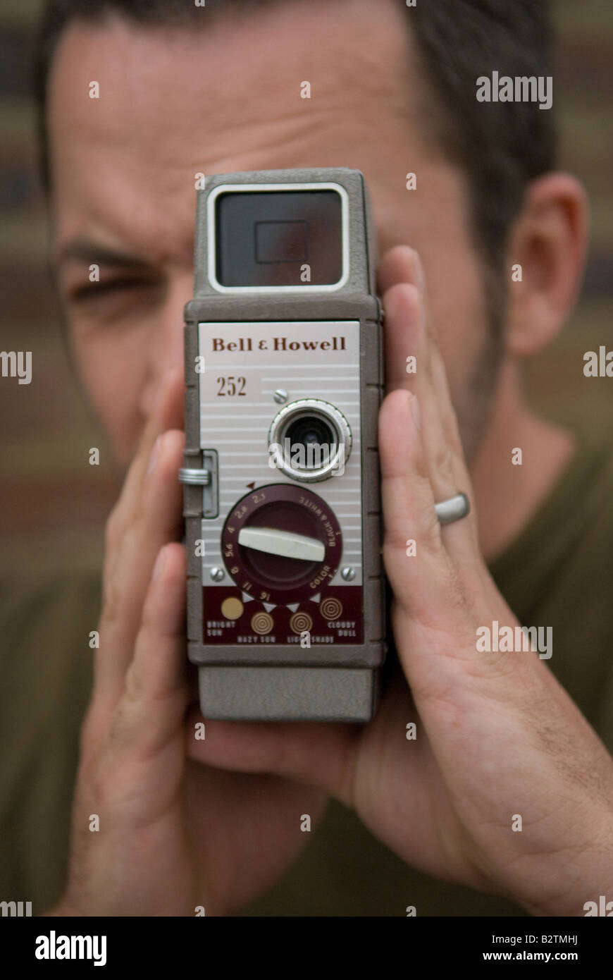 film maker making film Stock Photo Alamy