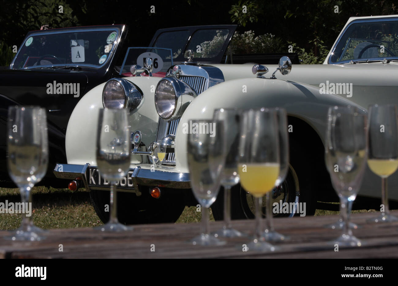 glasses wine bucks fizz drink drive 'drink driving Stock Photo Alamy