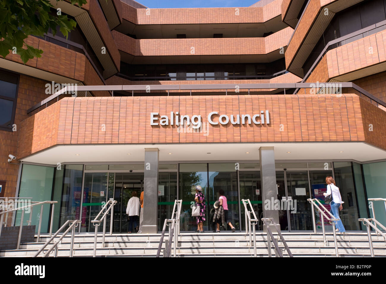 Ealing Council Building W5 Ealing London United Kingdom Stock Photo