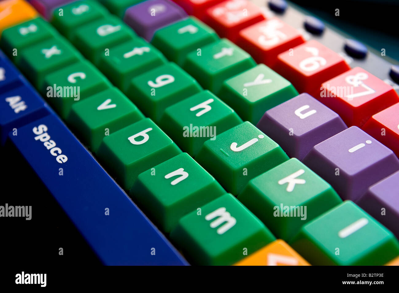 Child's Computer Keyboard Stock Photo Alamy