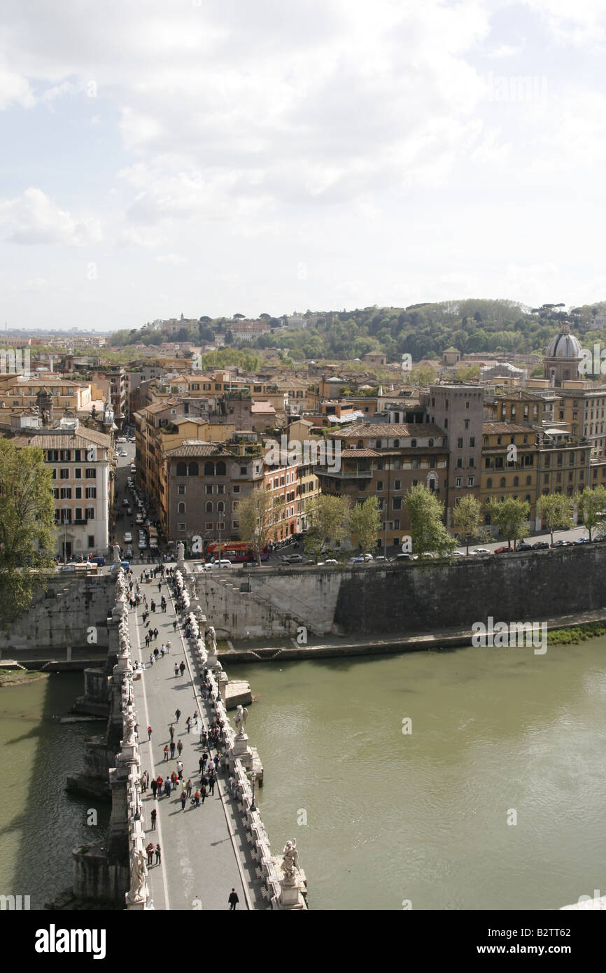 Top view panorama eternal city hi-res stock photography and images - Alamy