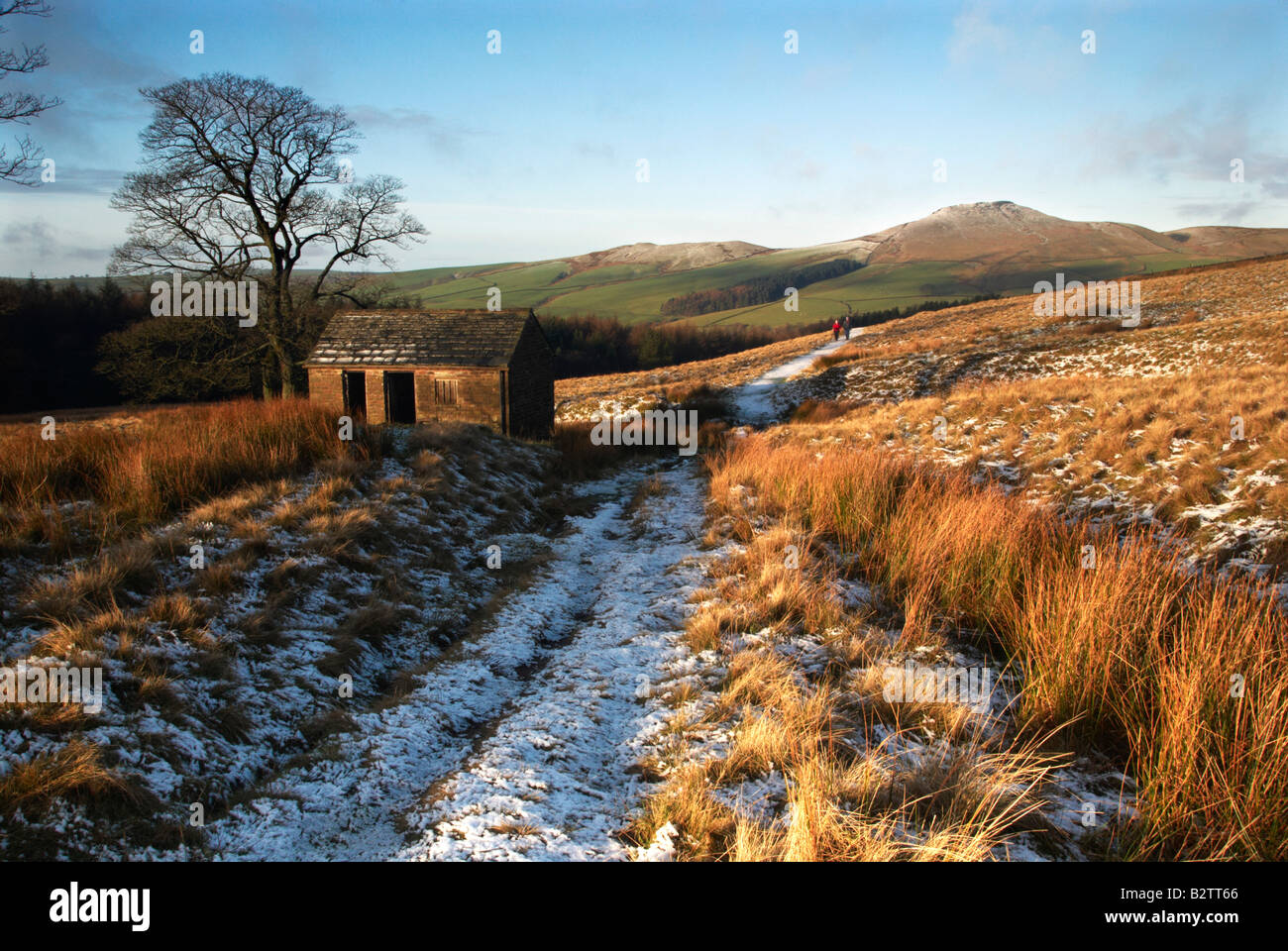 Shutlinsloe In Winter Wildboarclough Cheshire, Peak District National Park UK Stock Photo