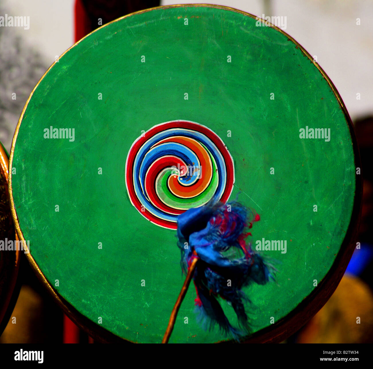 Tibetan Drum High Resolution Stock Photography and Images - Alamy