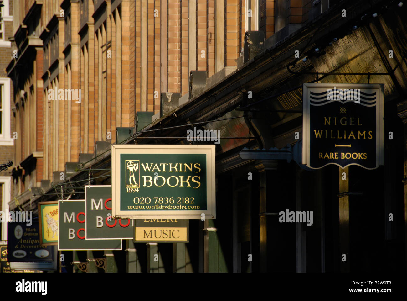Antiquarian Bookshops In Cecil Court Off Charing Cross Road