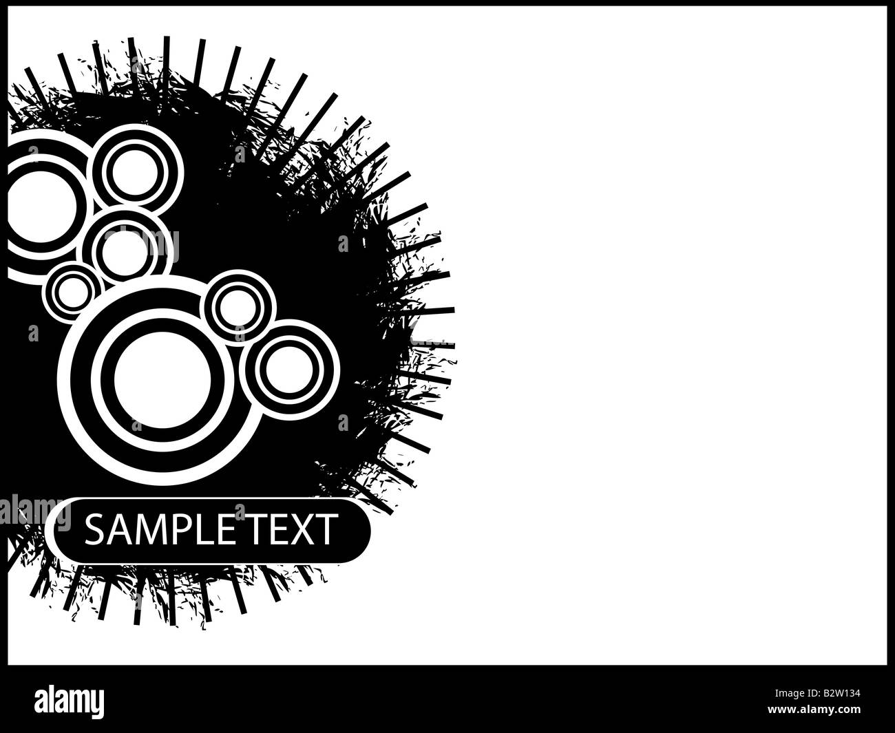 circles with sample-text Stock Photo - Alamy