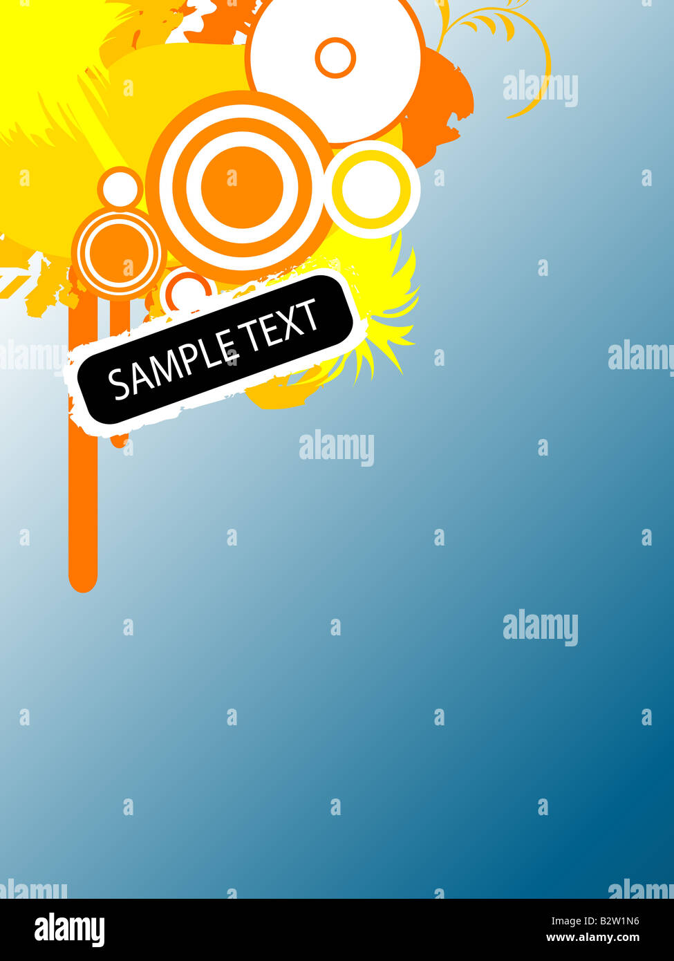 stained circle with sample-text Stock Photo - Alamy