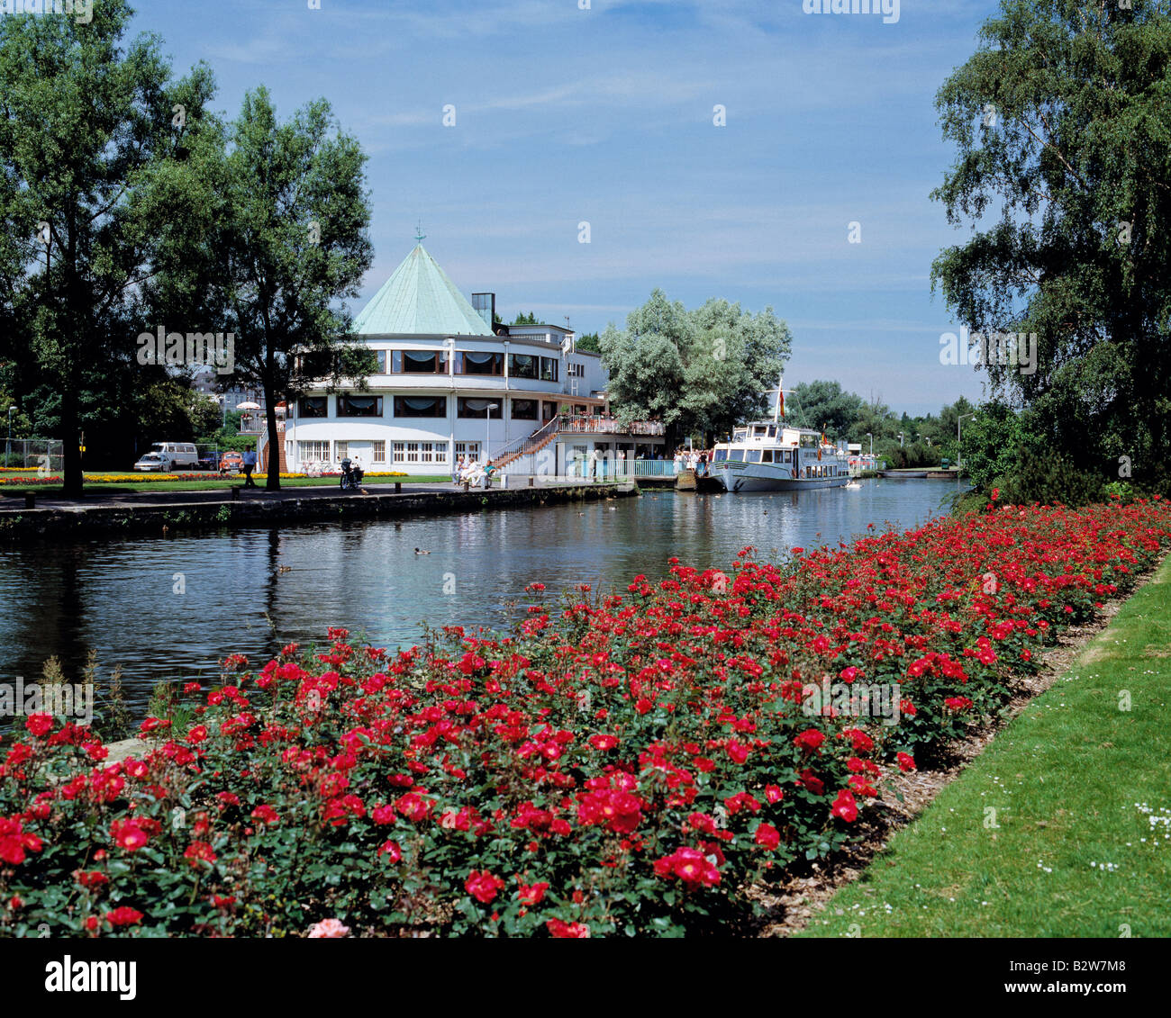 Wasserbahnhof in Muelheim an der Ruhr, Ruhrgebiet, NRW Stock Photo - Alamy