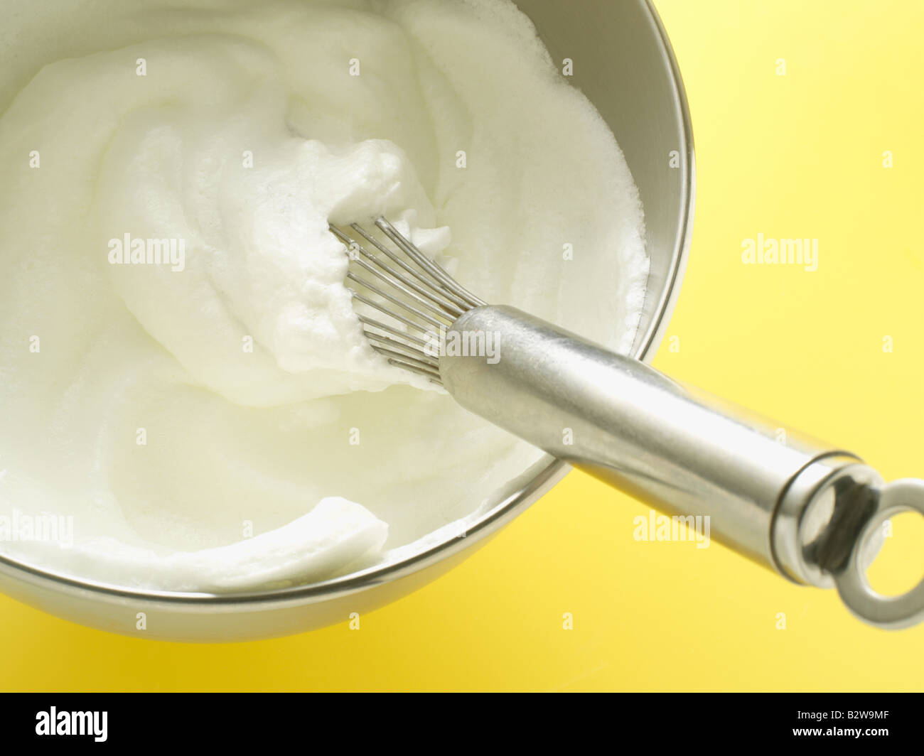 Whipped cream Stock Photo