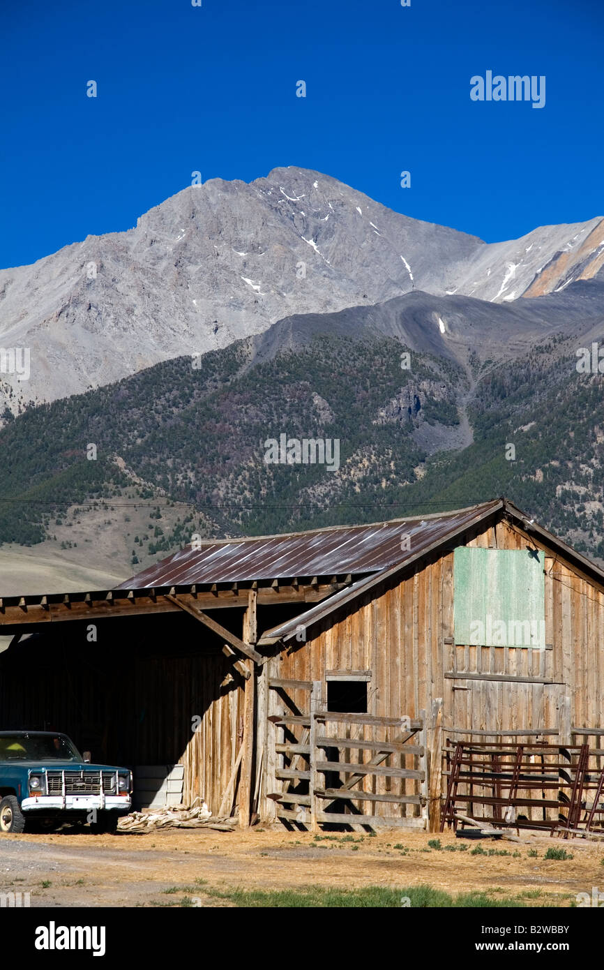 Borah Peak also known as Mount Borah is the highest mountain in Idaho Stock Photo