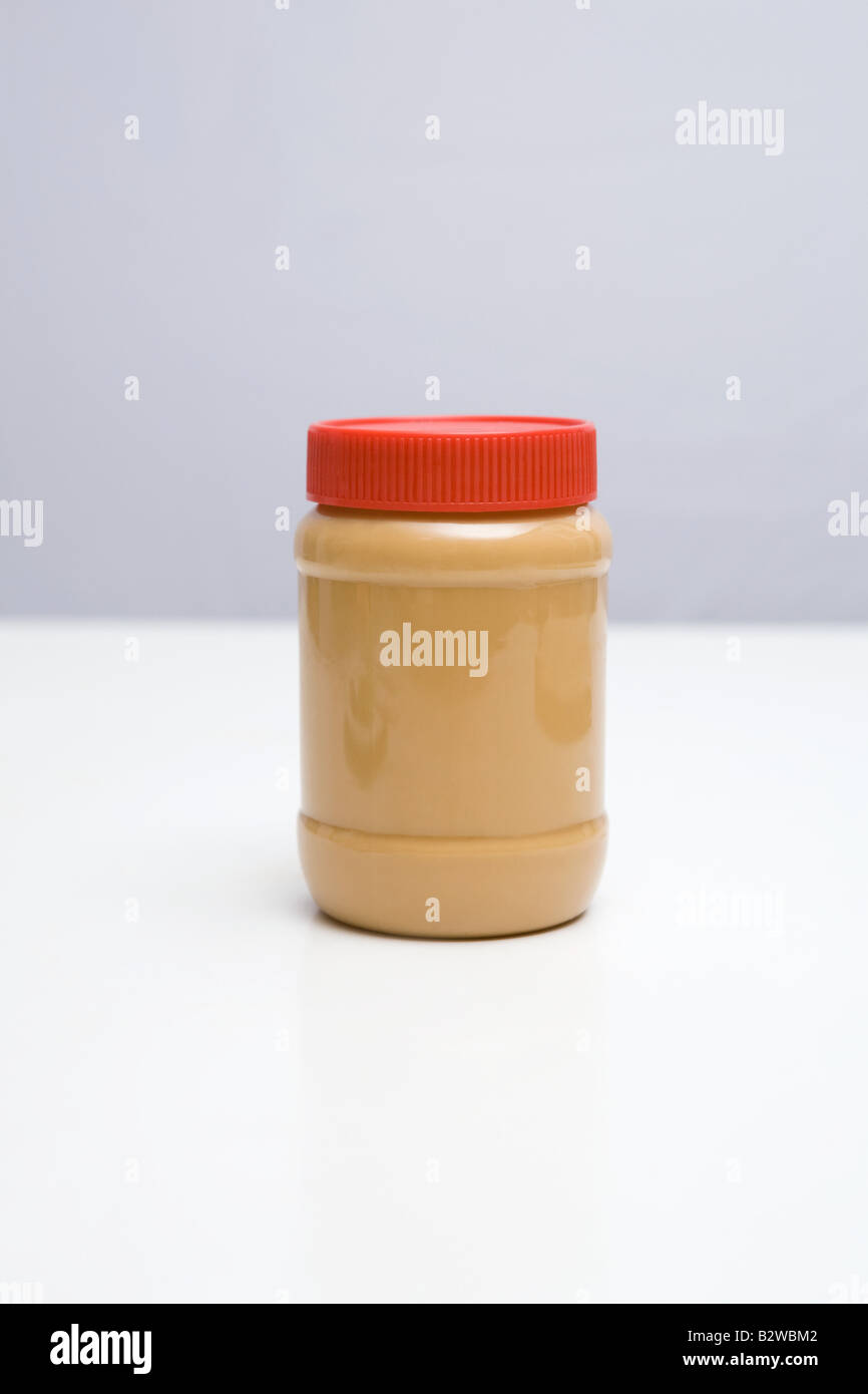 A jar of peanut butter Stock Photo Alamy