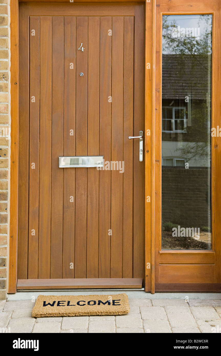 Front door of house Stock Photo Alamy