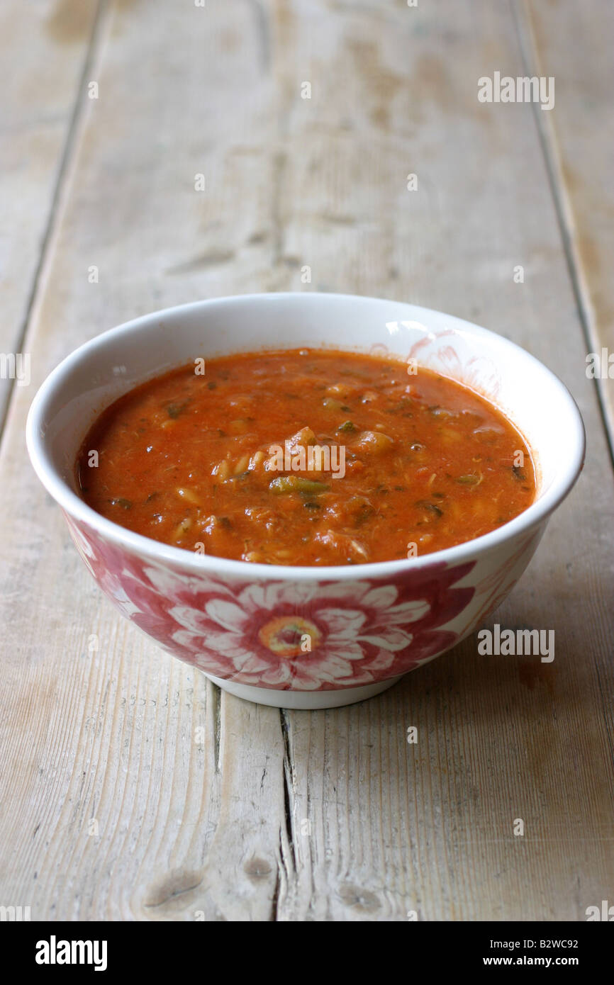 Bowl of soup Stock Photo Alamy
