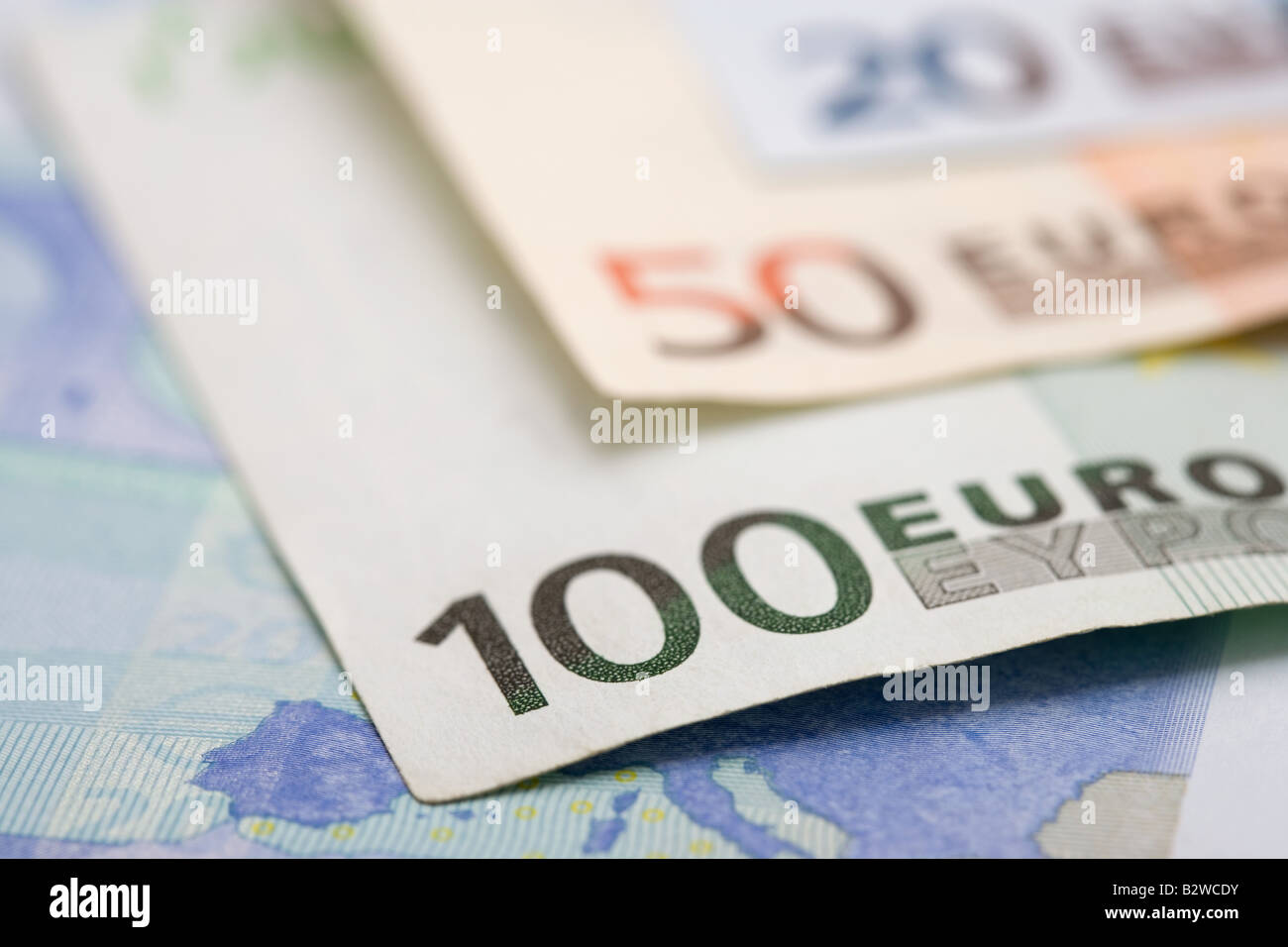 Euro notes Stock Photo
