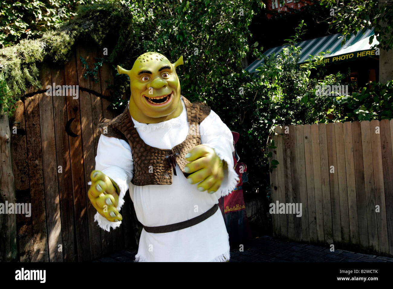 US LOS ANGELES Shrek at Universal Studios PHOTO GERRIT DE HEUS Stock Photo