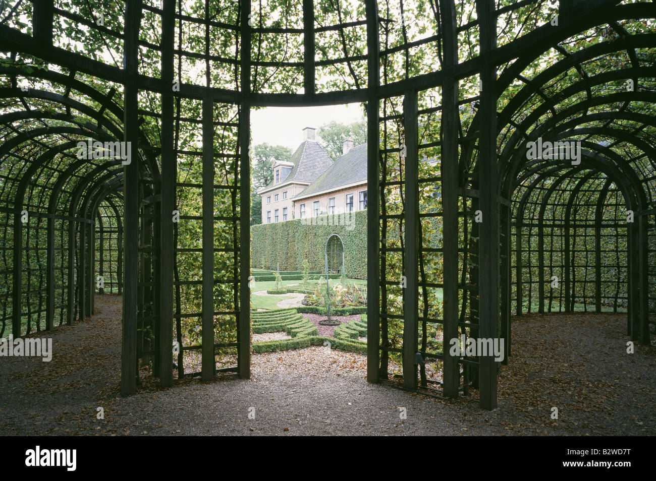 Apeldoorn, Paleis Het Loo, 'Berceaux im ''Garten der Königin''' Stock Photo