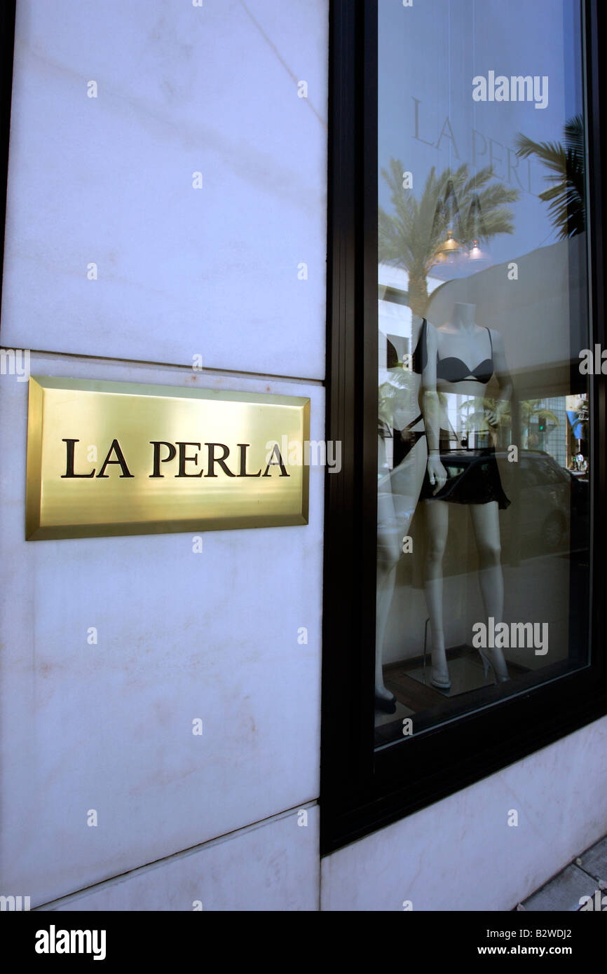 US LOS ANGELES La Perla at Rodeo Drive Beverly Hills PHOTO GERRIT DE HEUS  Stock Photo - Alamy