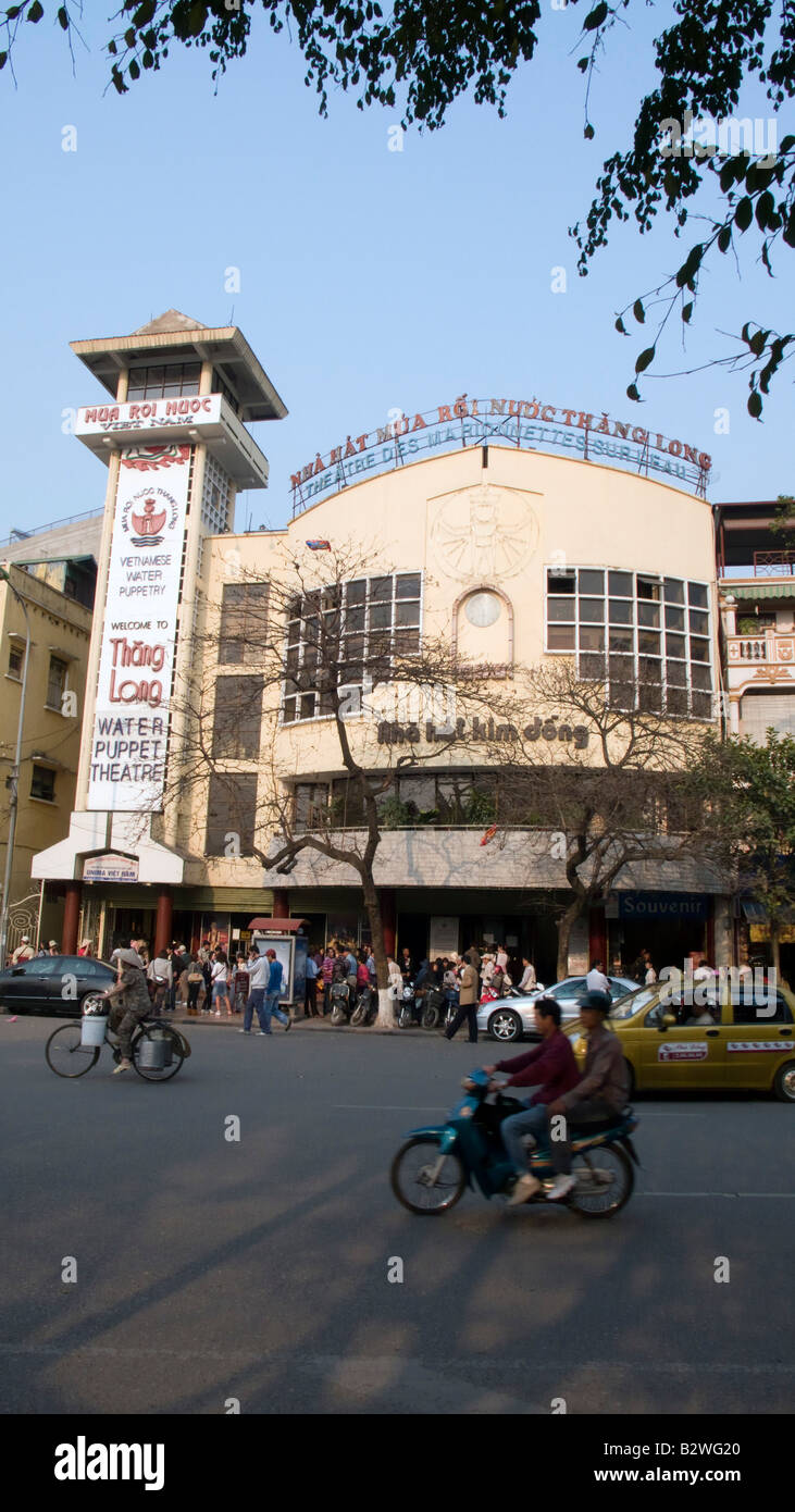 Thang Long Water Puppet Theatre Hanoi Vietnam Stock Photo