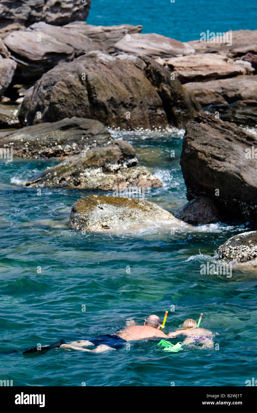Snorkeling in An Thoi island group south of Phu Quoc Island Vietnam