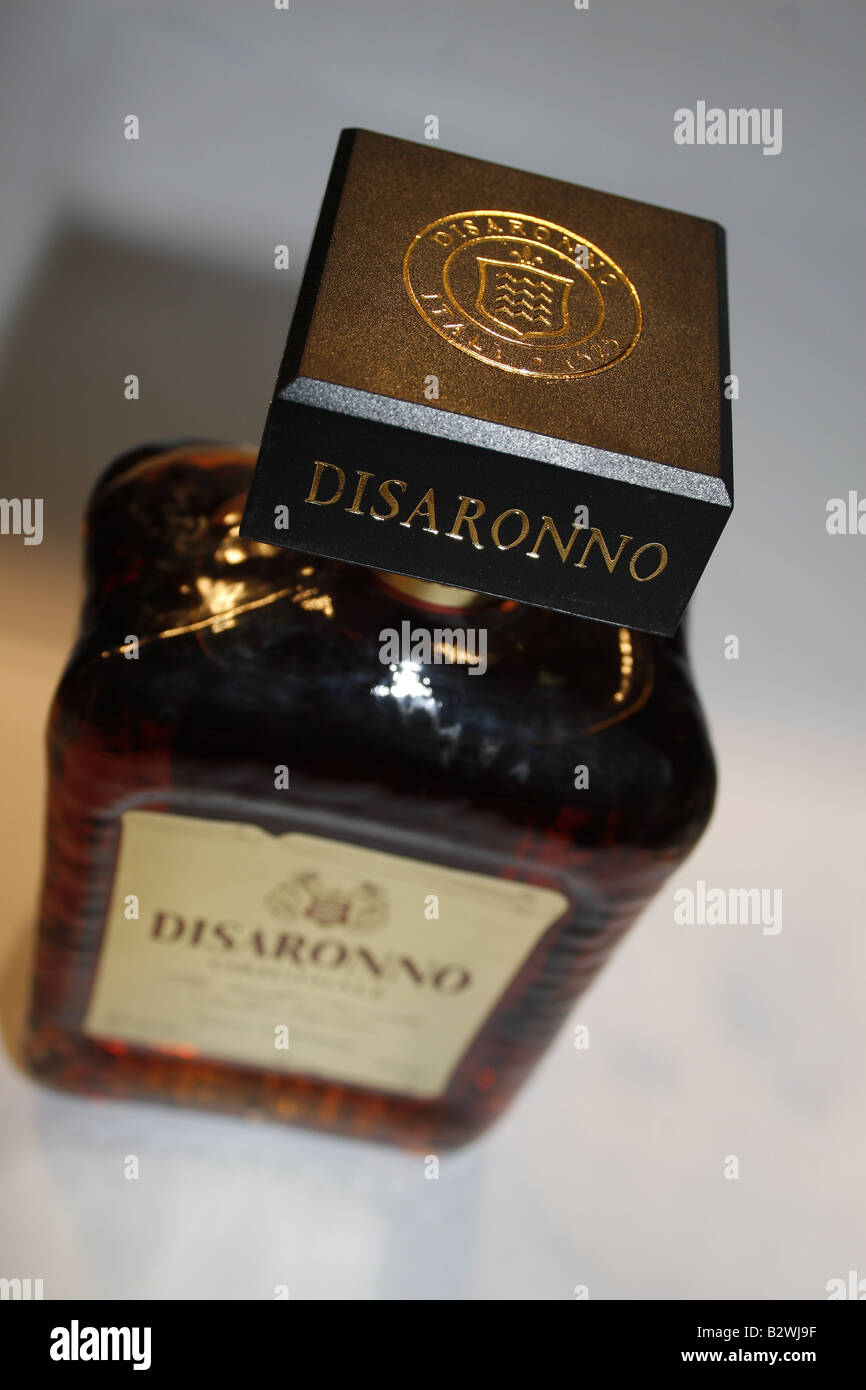 amaretto bottle Stock Photo - Alamy