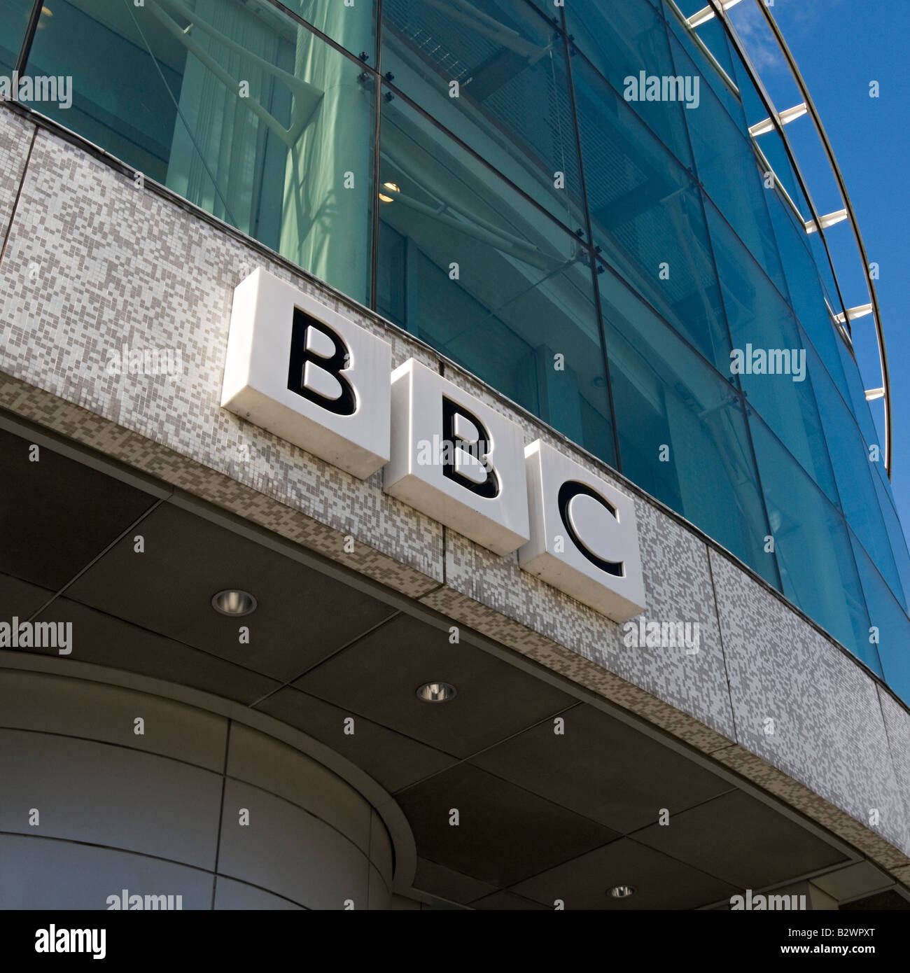 BBC Television Centre Extension London UK Stock Photo