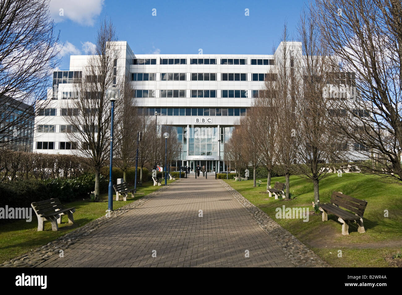 BBC Television Centre London UK Stock Photo