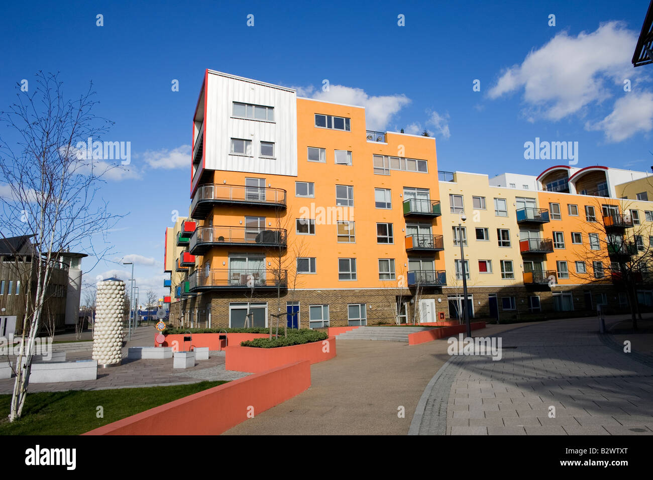 Greenwich Millennium Village Stock Photo Alamy