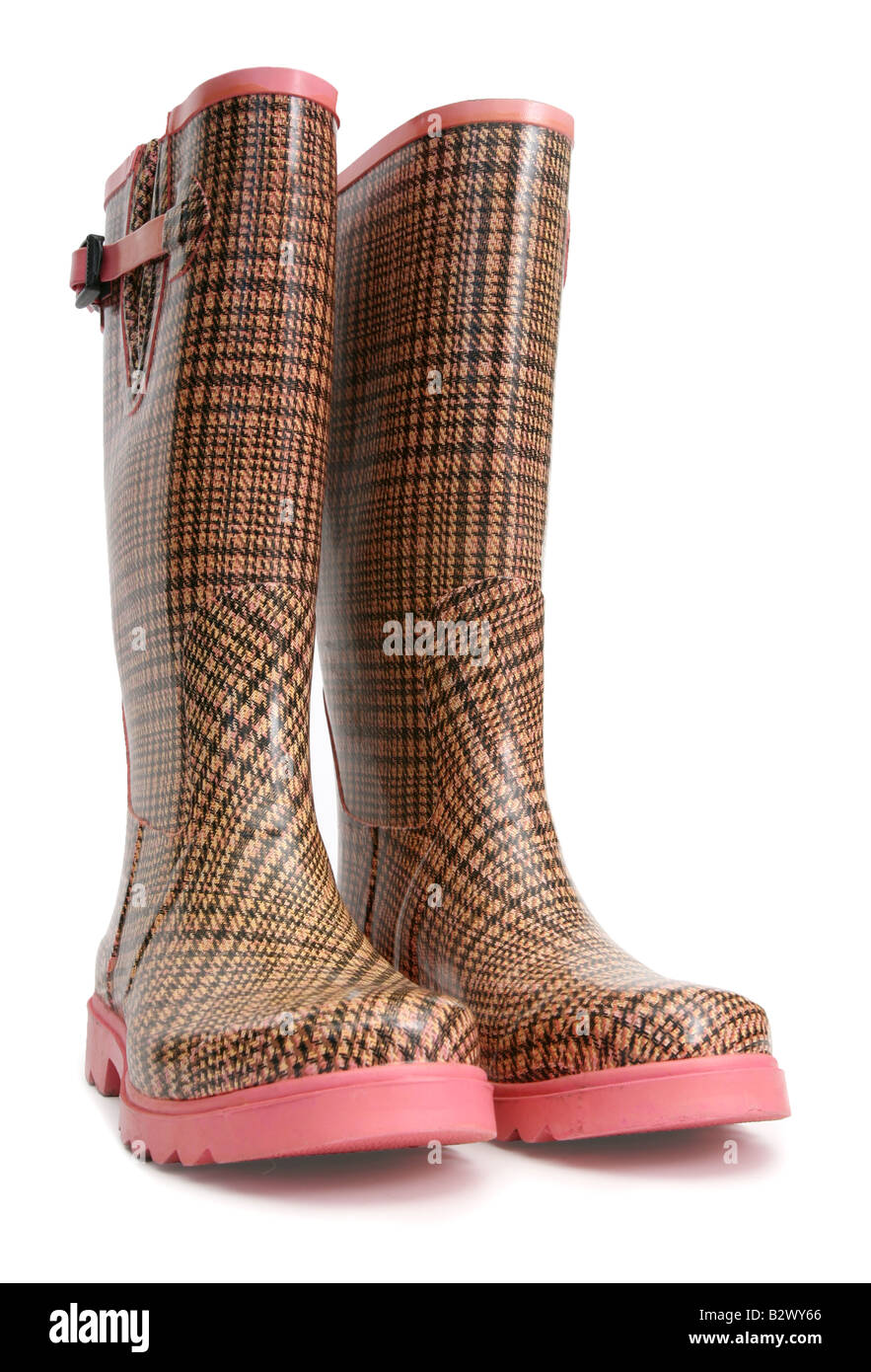 Pink wellington boots wellies Cut Out Stock Images & Pictures - Alamy