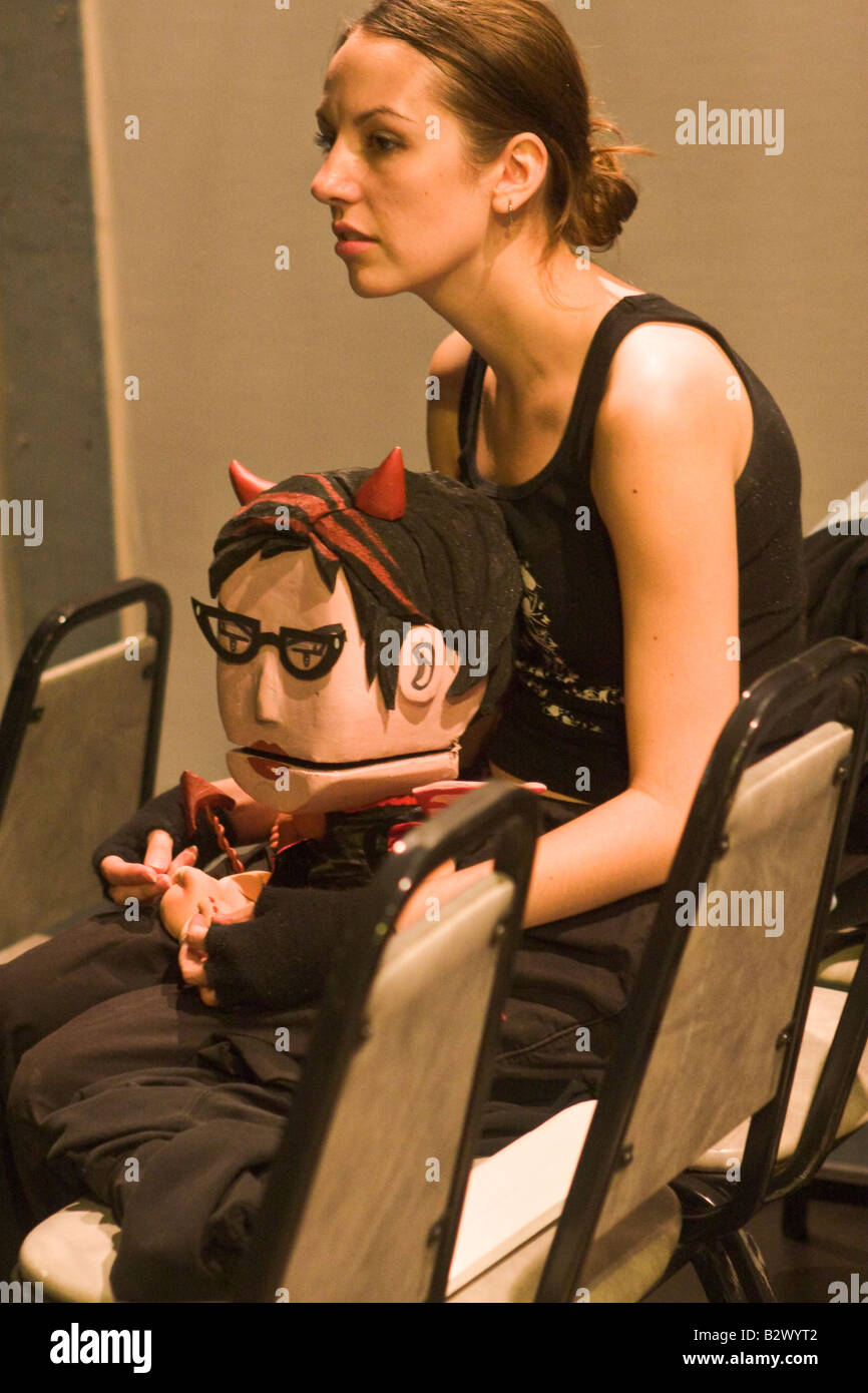 Dress rehearsal of a theatre production Stock Photo Alamy