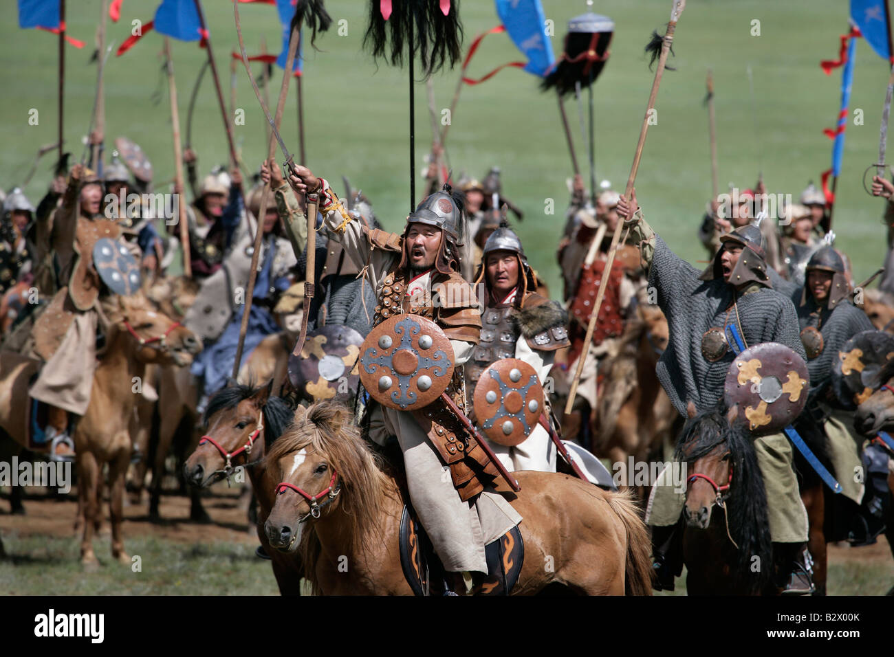 Genghis Khan's 800th anniversary Festival of Eurasia A re enactment of