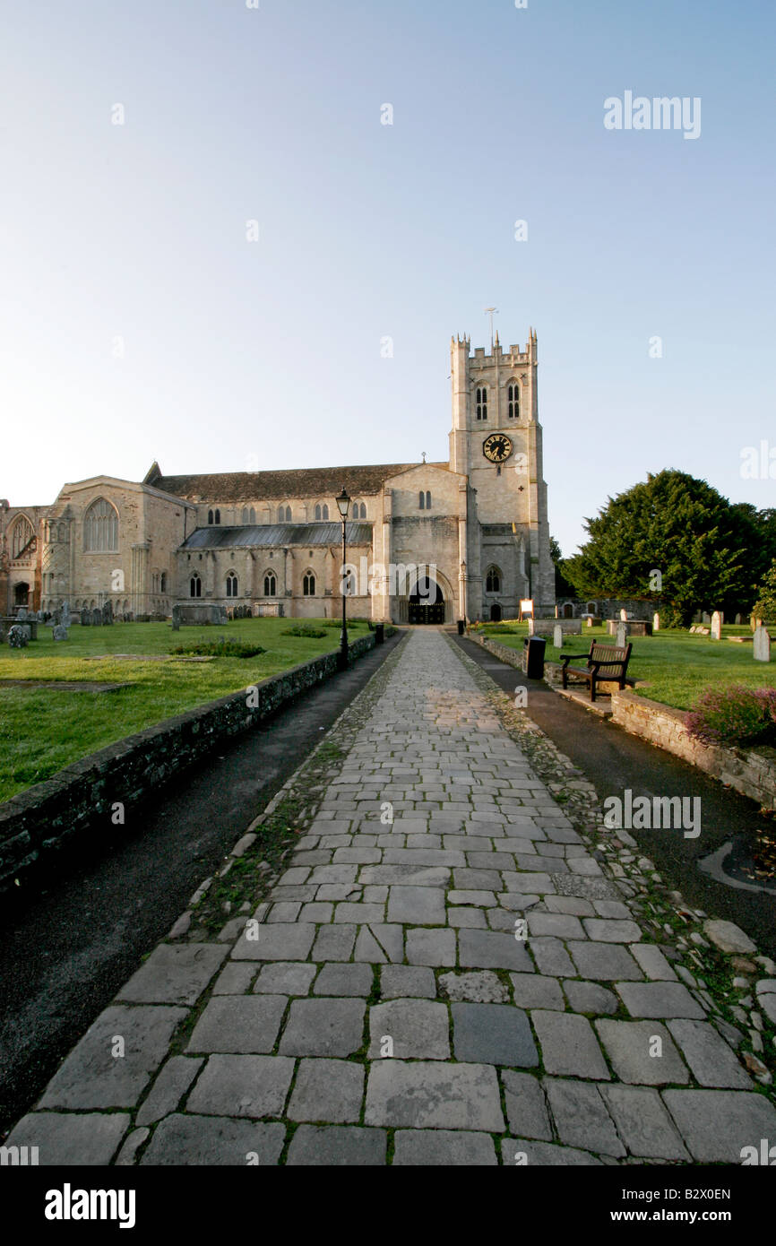 Christchurch Priory Dorset England UK Stock Photo - Alamy