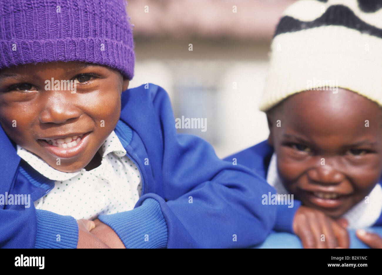 Orphans who's parents were the victims of AIDS in an orphanage near Harare, Zimbabwe, Africa Stock Photo