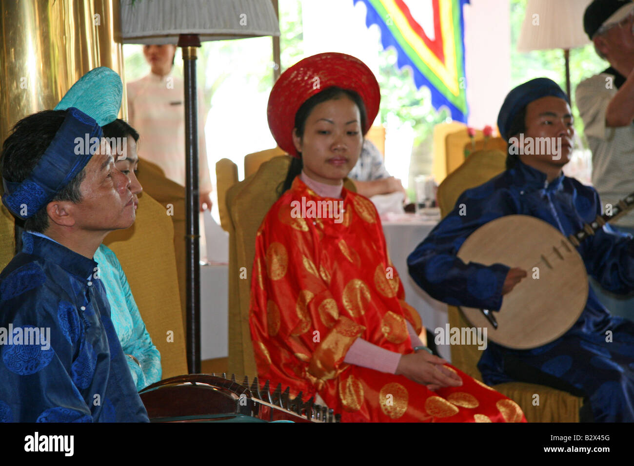 Vietnam muscians - Stock Image
