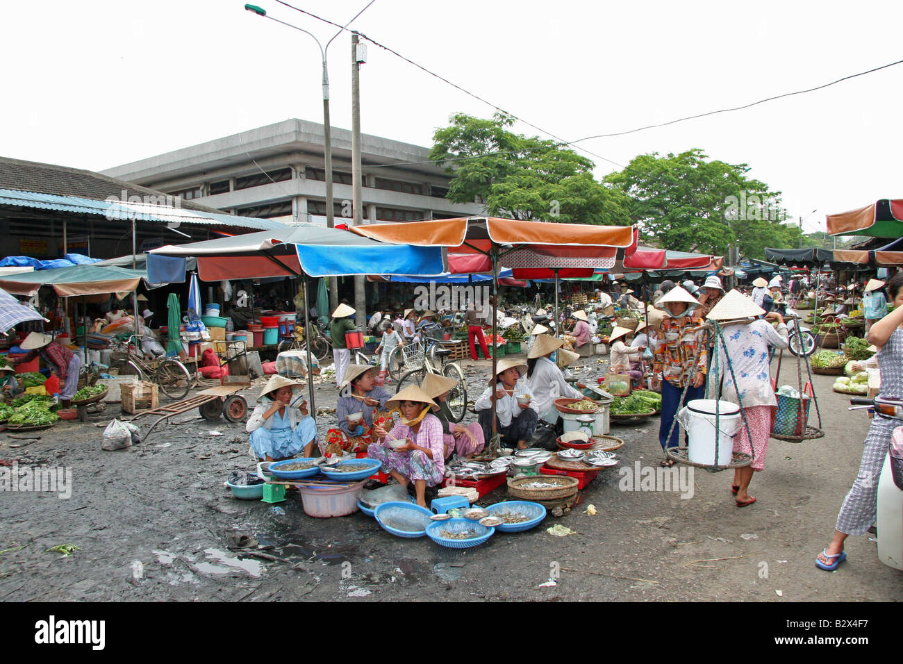 Danang Vietnam market - Stock Image