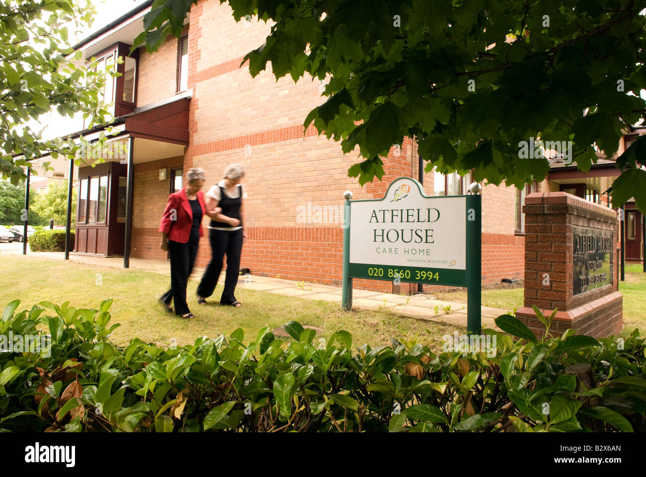 General View Of A Nursing Care Home For The Elderly Isleworth Middlesex Uk Stock Photo Alamy