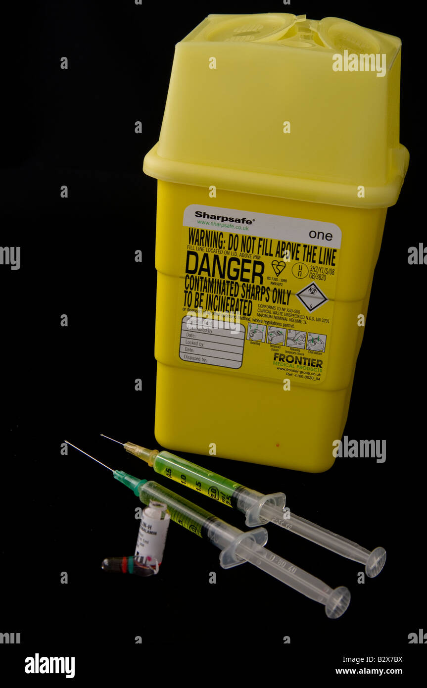 Sharps box hires stock photography and images Alamy