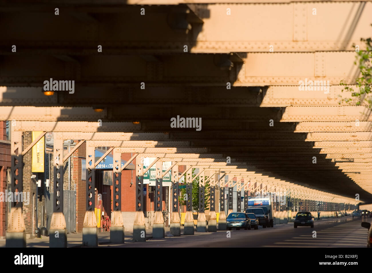Lake street elevated railroad hi-res stock photography and images