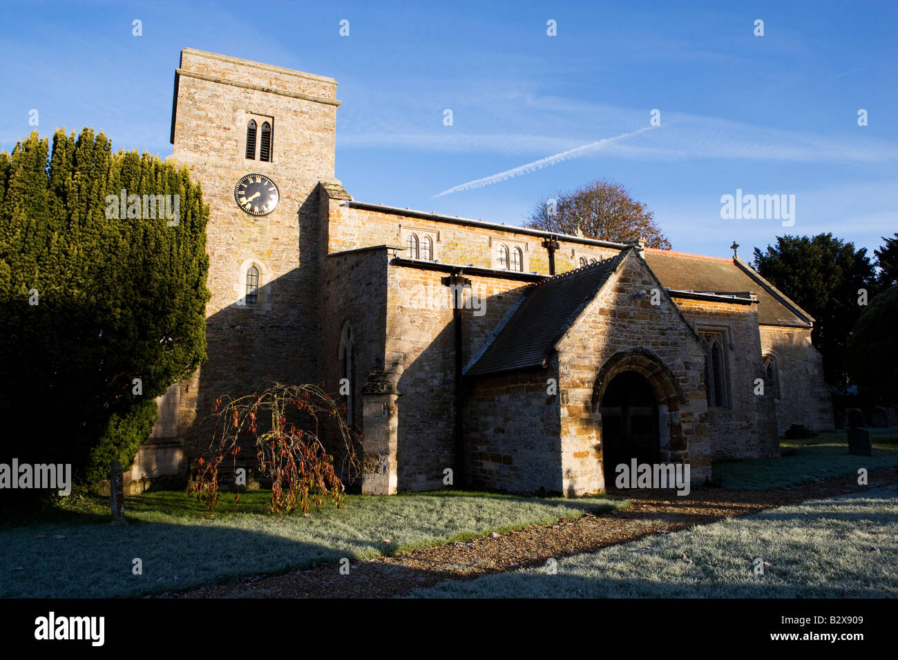 St Catherine's Church, Draughton, Northamptonshire, England, UK Stock Photo