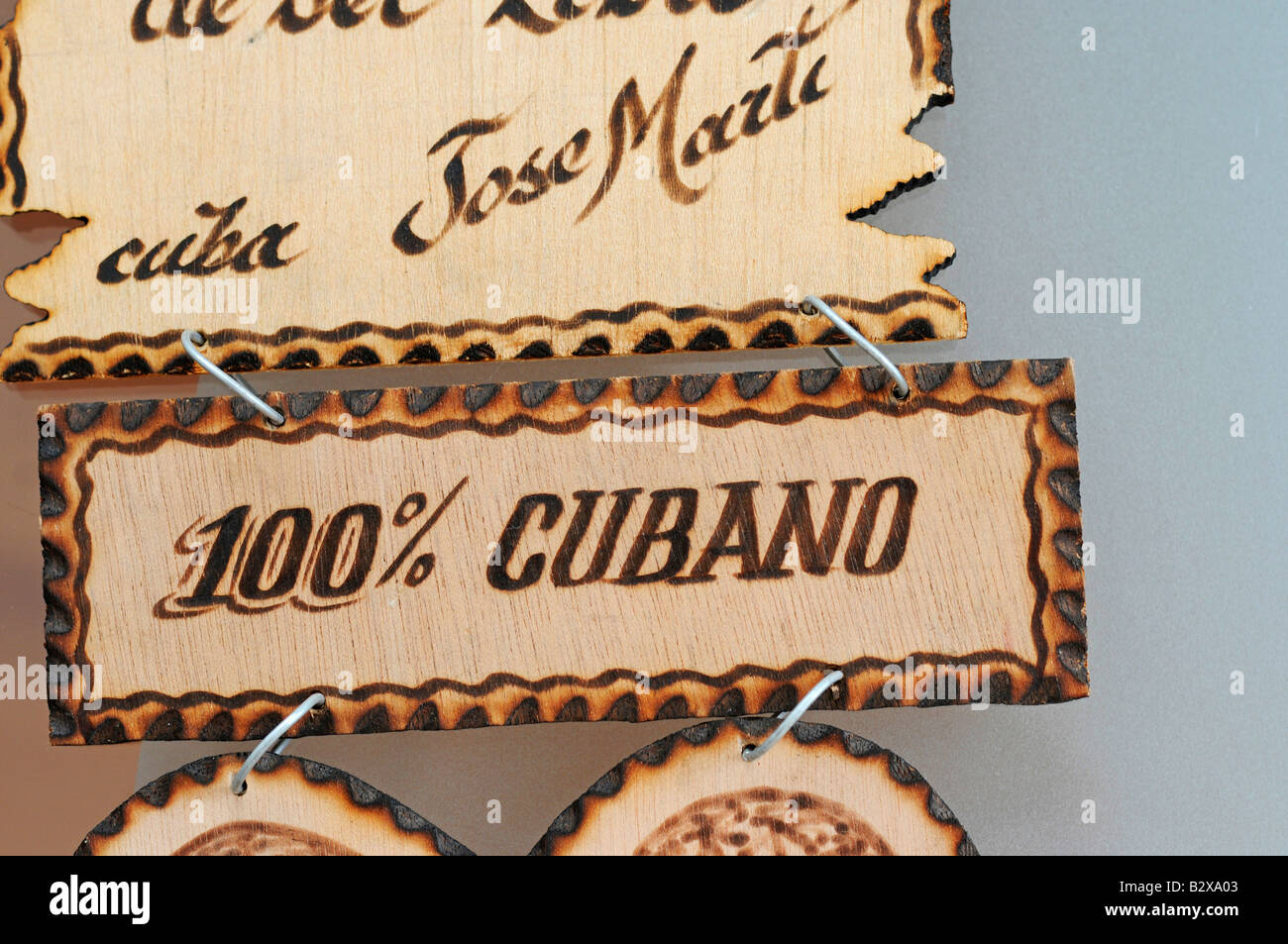 souvenir, 100 procent Cubano Stock Photo