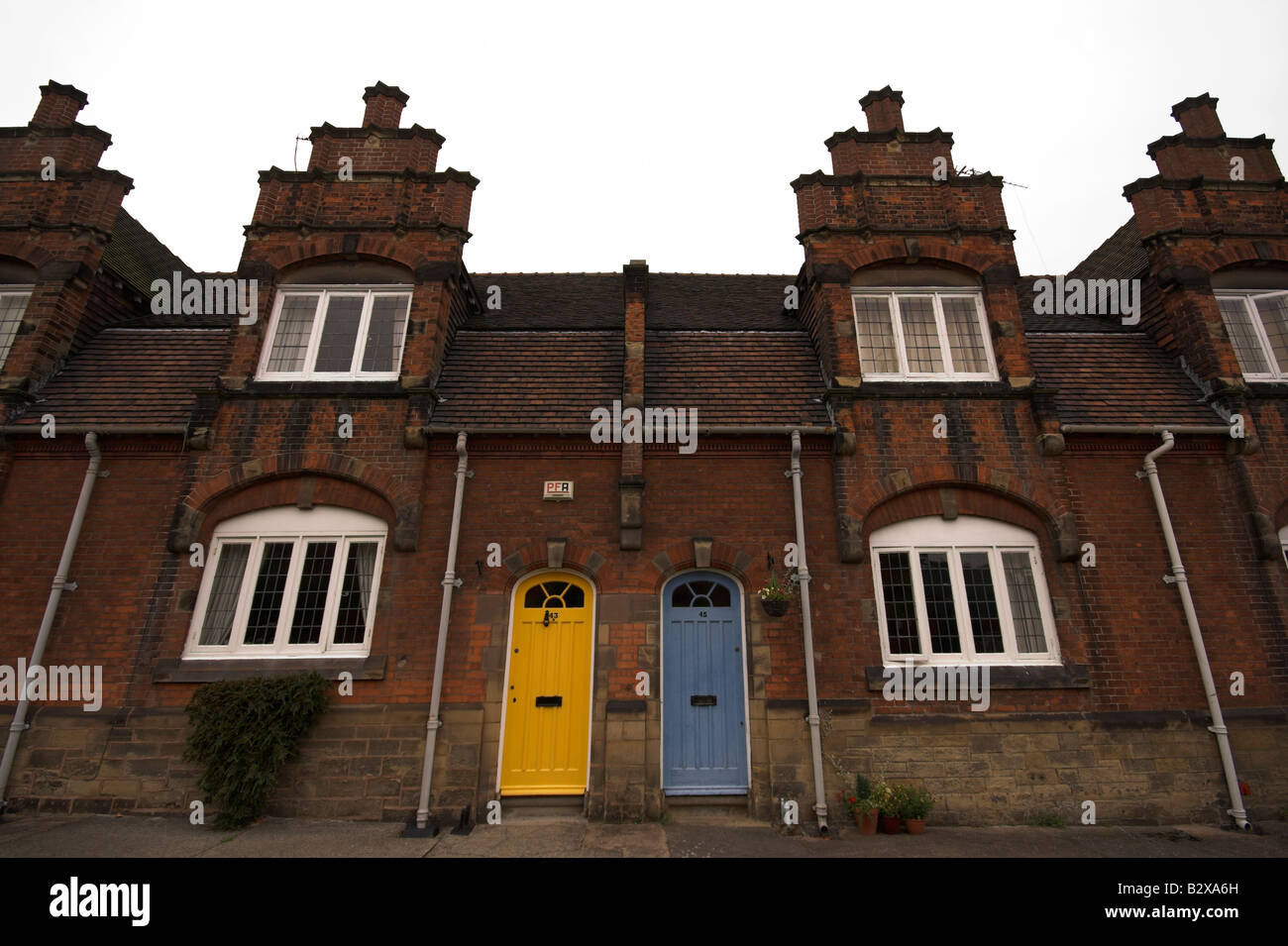 Unique houses, Port Sunlight, Model Village, Wirral, Merseyside, UK